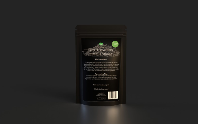 GarnelenTv - Premium Aquascaping Detail Stones "Mini Landschaft" 1 - 2 mm