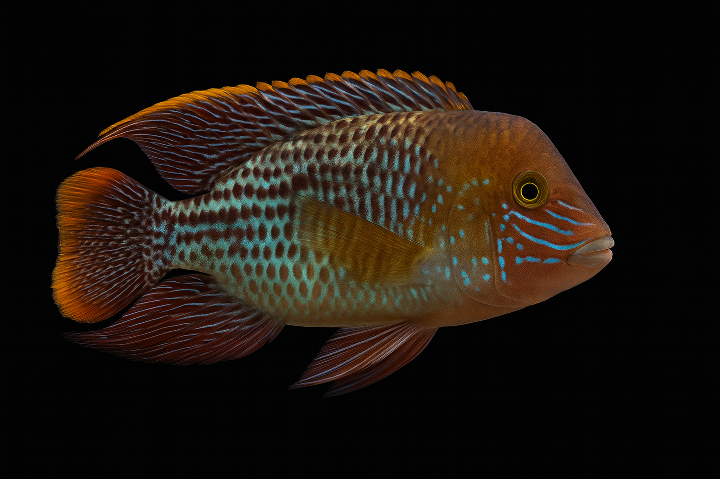 Goldsaum Buntbarsch 10-12 cm