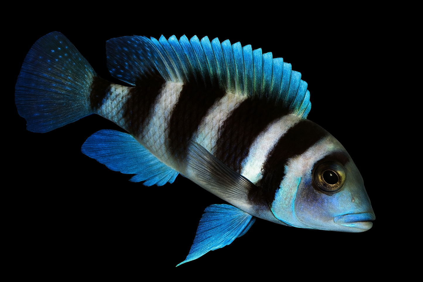 Fünfstreifen-Tanganjikabuntbarsch 6-7 cm