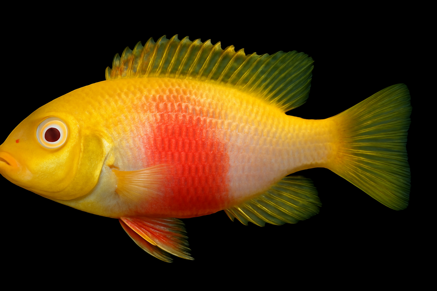 Königscichlide Albino 4-5 cm