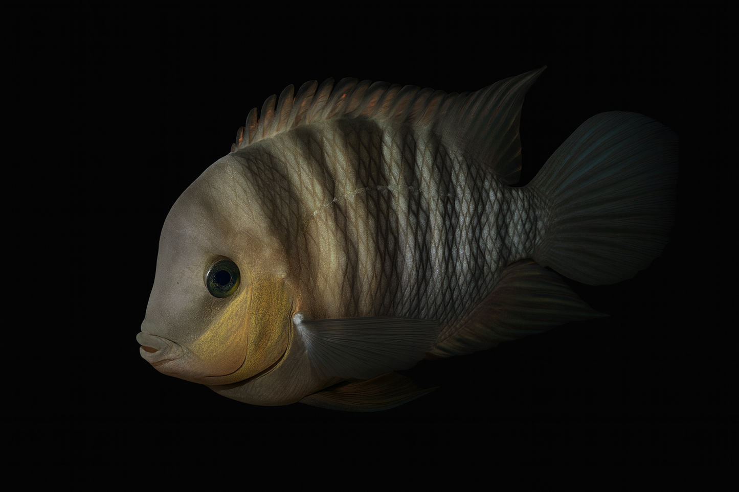 Schwanzfleck Buntbarsch 8-12 cm